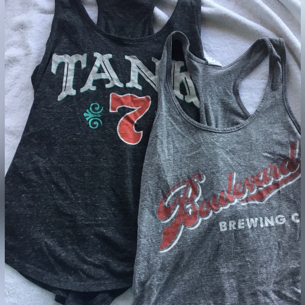 Lot of 2 Boulevard Brewing Co. tank tops, L/M